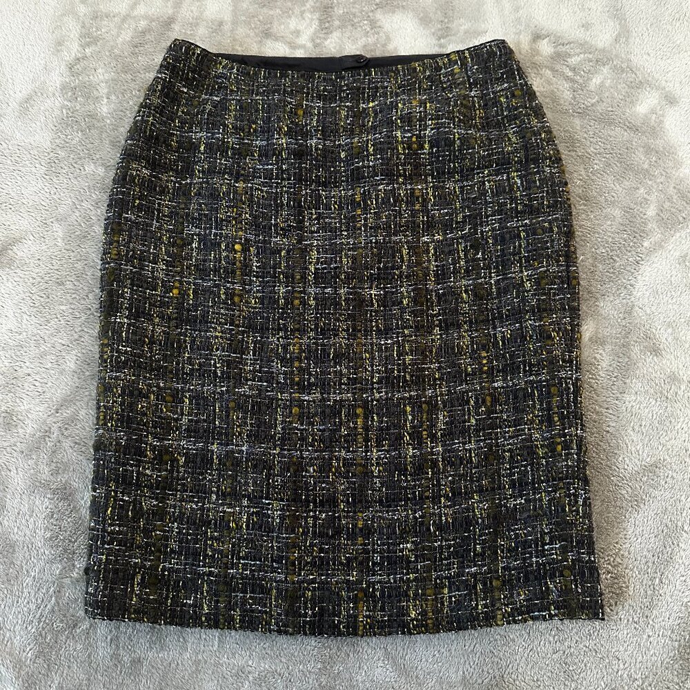 Lafayette 148 Wool Tweed Pencil Skirt Women's size 4